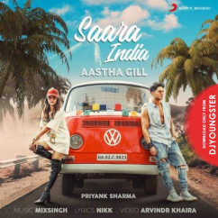 Aastha Gill released his/her new Punjabi song Saara India