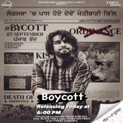 Simar Doraha released his/her new Punjabi song Boycott